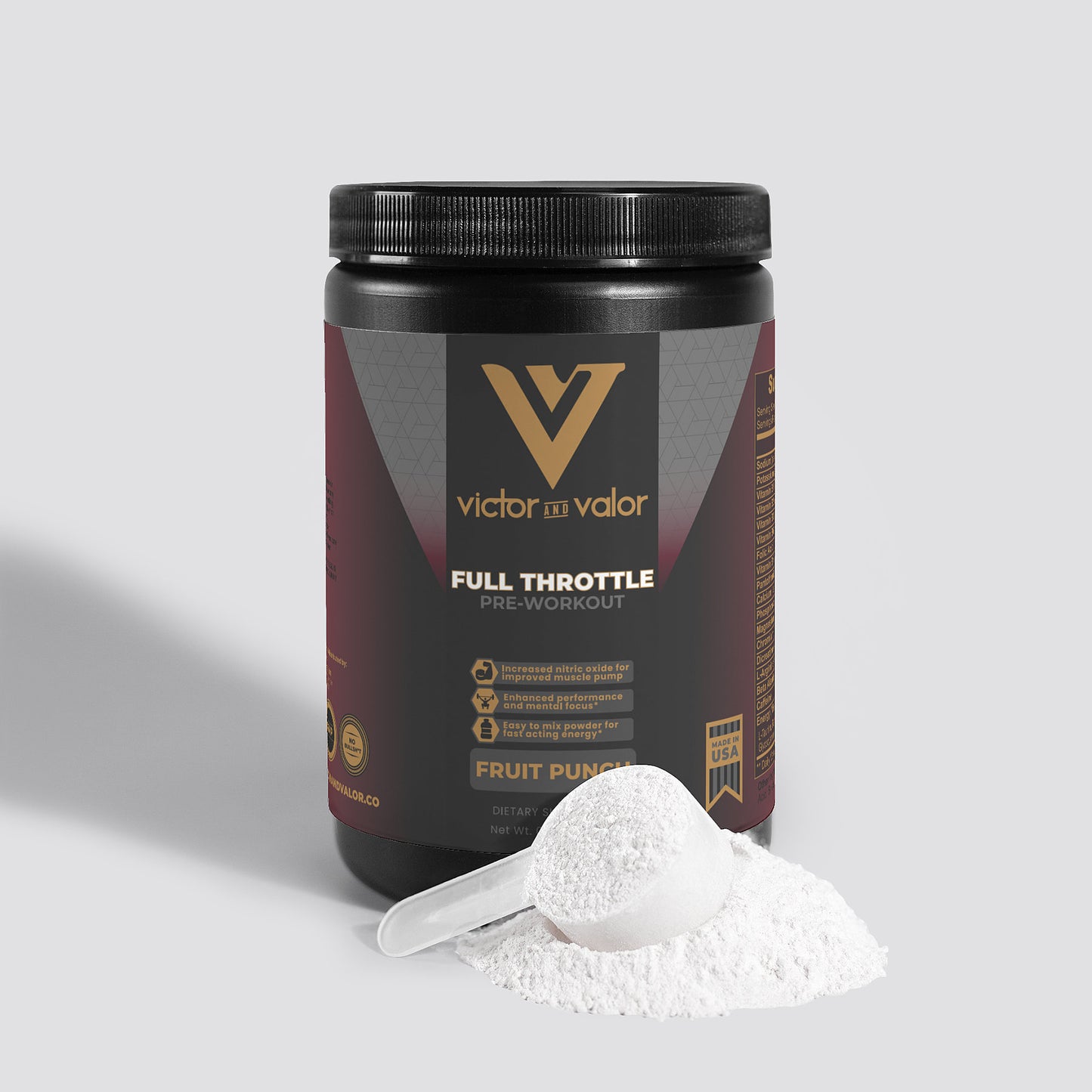 Full Throttle Pre-Workout Powder (Fruit Punch)