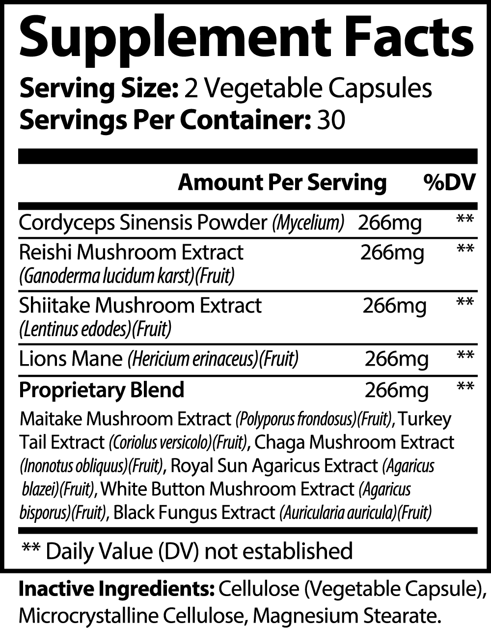 Mushroom Mind Stack