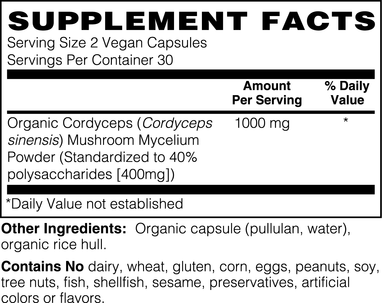 Cordyceps Organic Mushroom