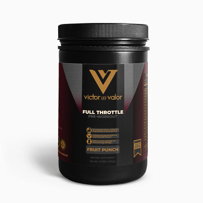 Full Throttle Pre-Workout Powder (Fruit Punch)