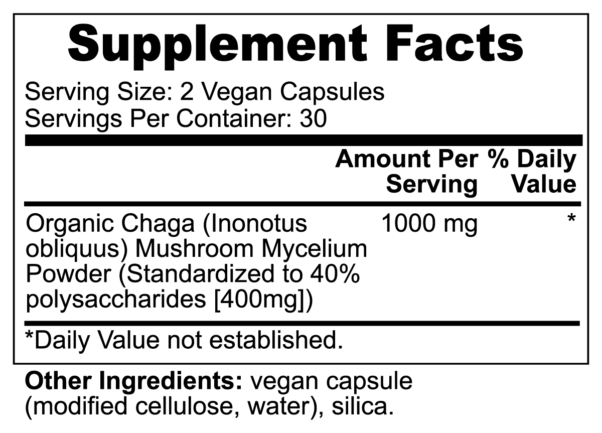 V-Factor Chaga Mushroom