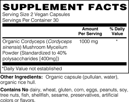 Cordyceps Organic Mushroom